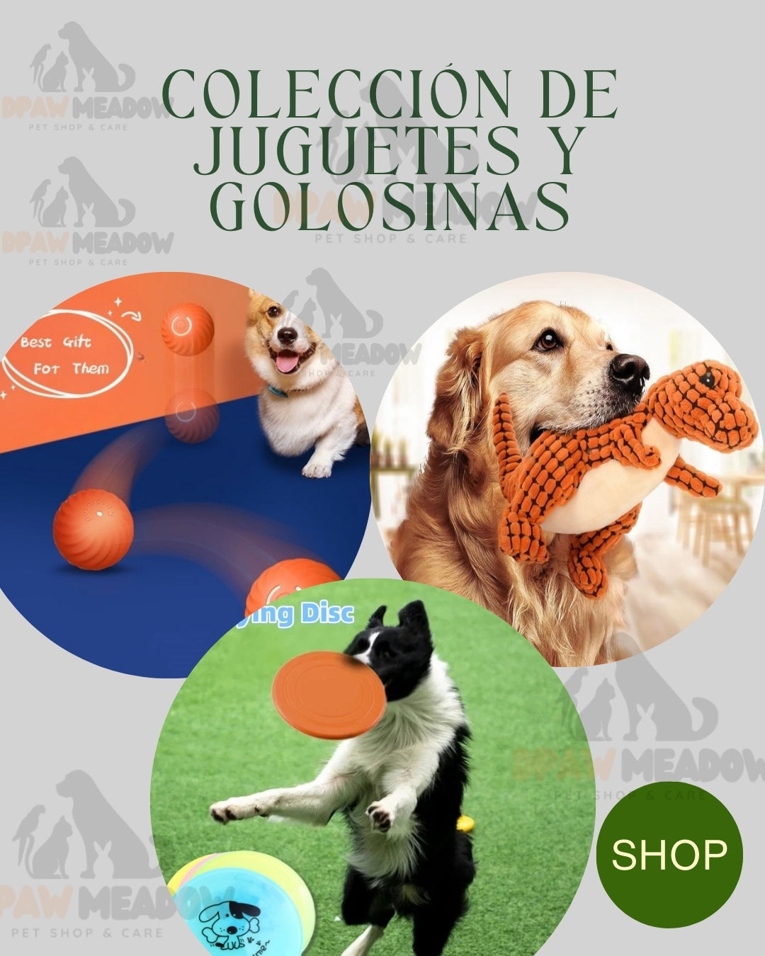 Colección de juguetes y golosinas