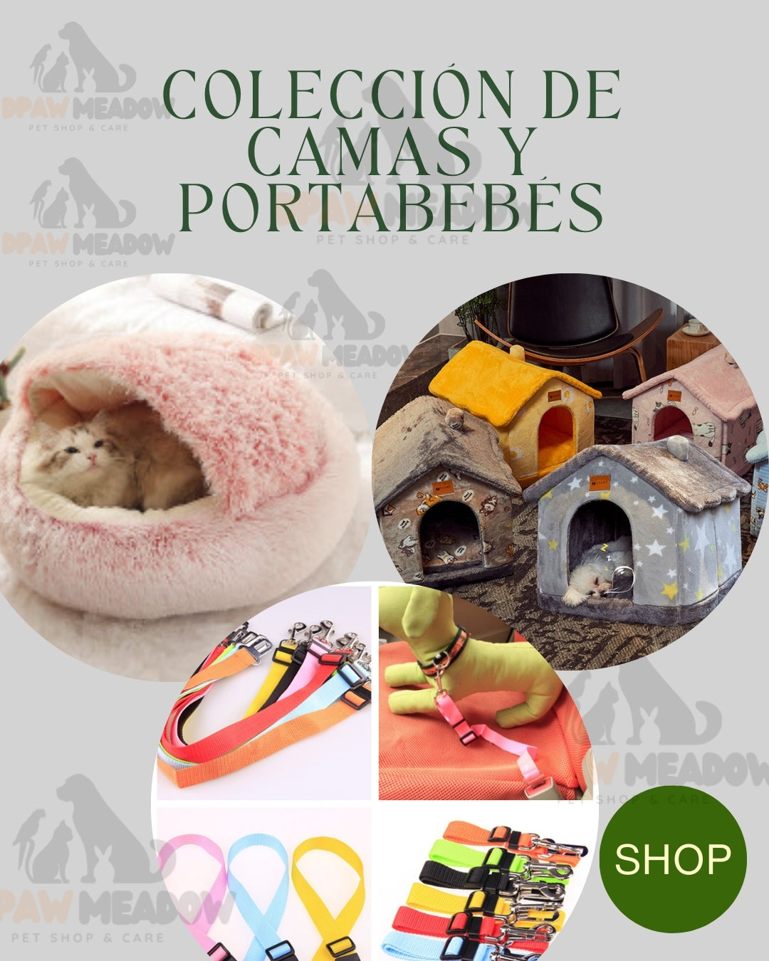 Colección de camas y portabebés