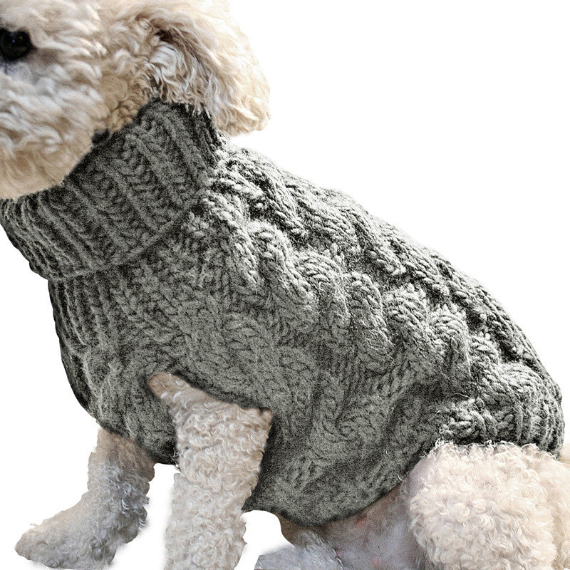 Suéter de invierno para mascotas, ropa abrigada para perros para clima frío, ropa acogedora y elegante para mascotas.